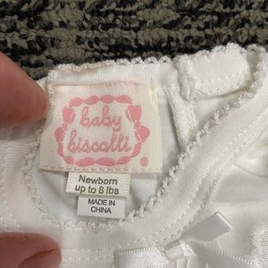 Baby biscotti christening gown